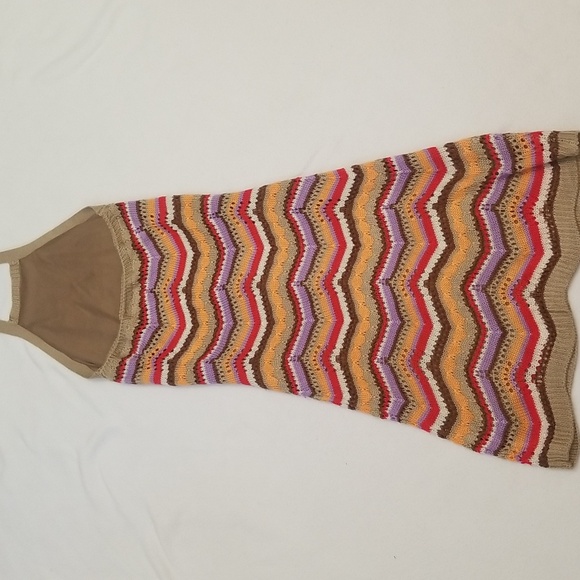 SO Multicolor Knit Halter Strap Dress - Picture 4 of 5